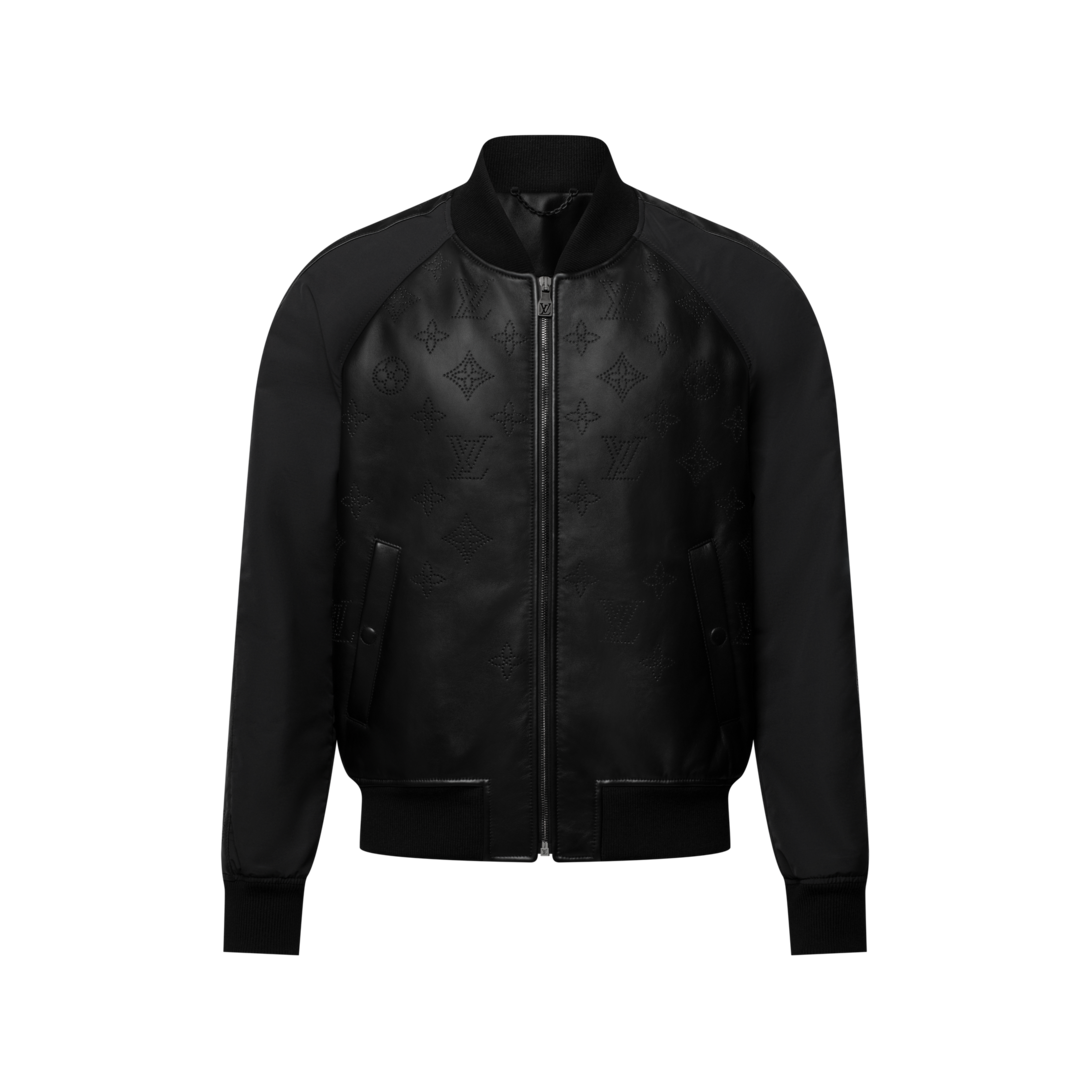Monogram Leather Mix Tracksuit Blouson - Ready-to-Wear | LOUIS VUITTON